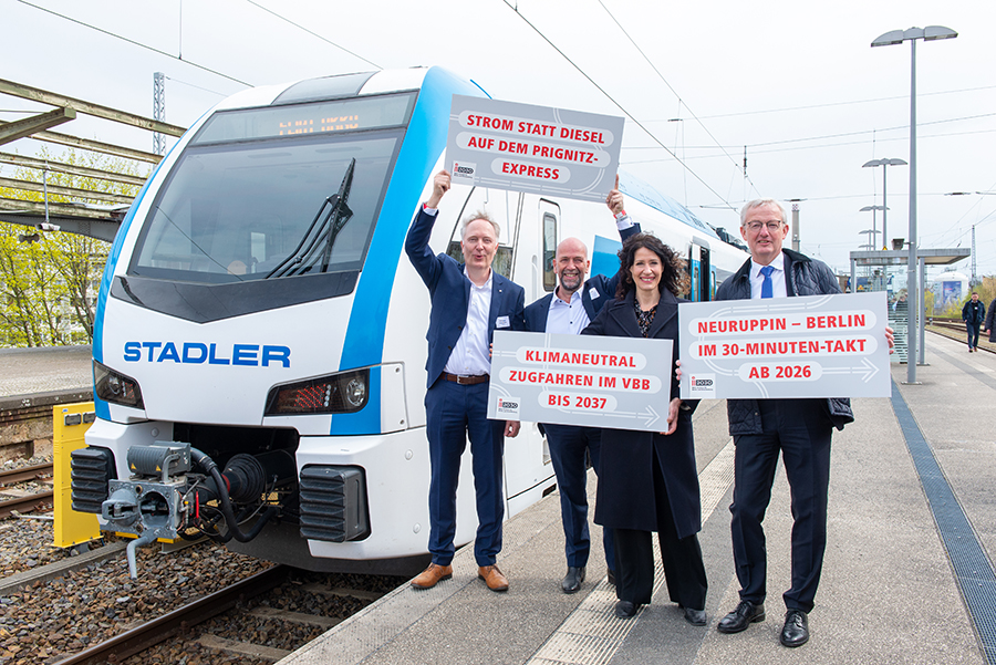 Gute Botschaften für die Verkehrswende und den Prignitz-Express, Foto: VBB/Marion Hunger