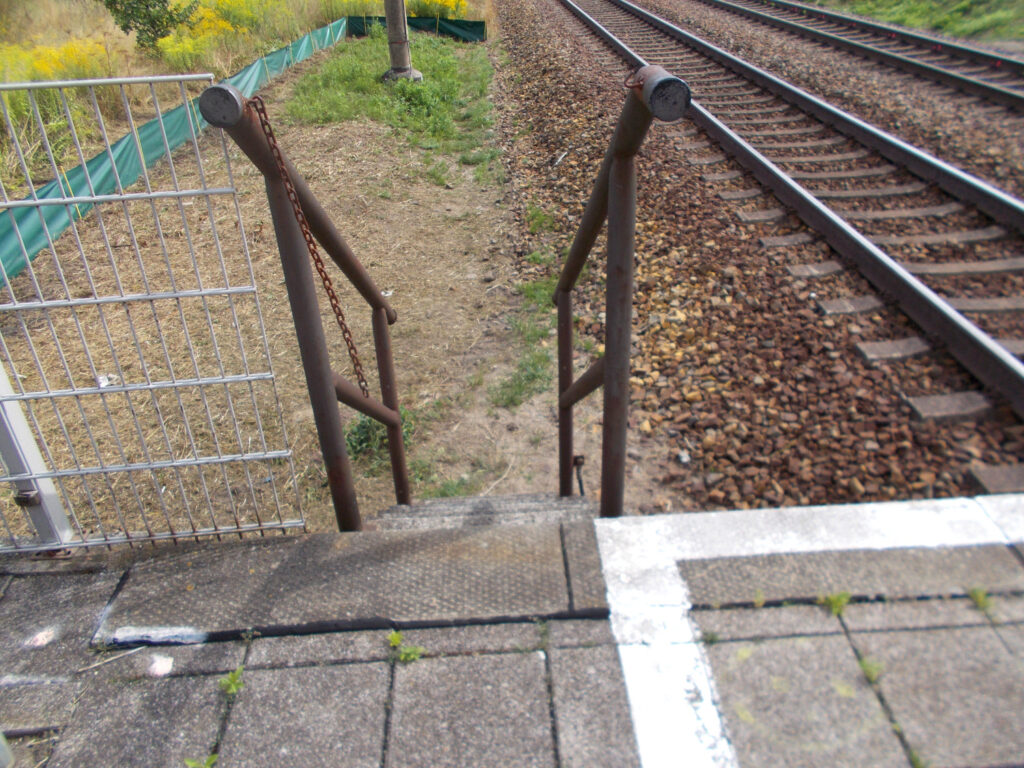 Bahnhof Jacobsdorf (Mark) vor der Bahnsteigverlängerung, Foto: DB Station&Service